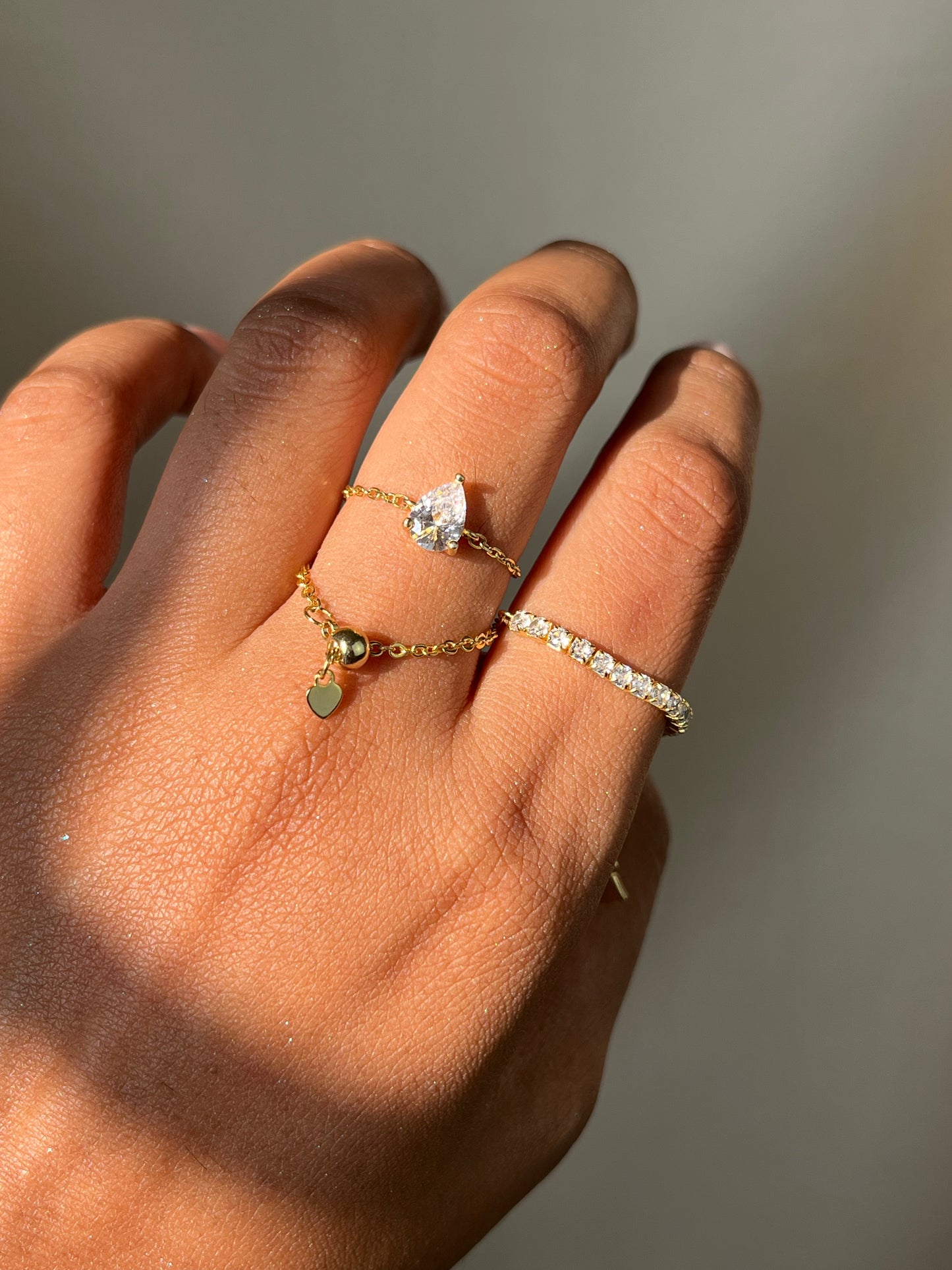 Eternal Glow Chain Ring