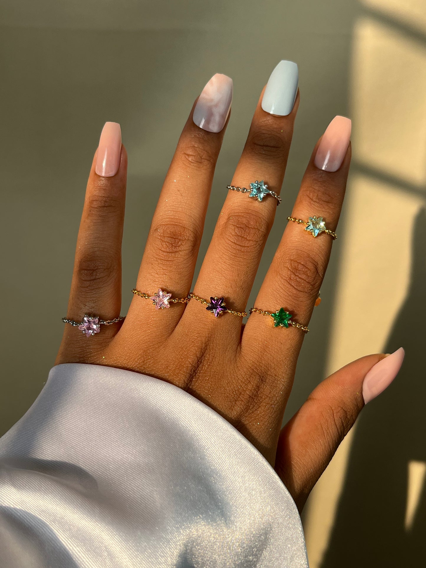 Star Chain Rings
