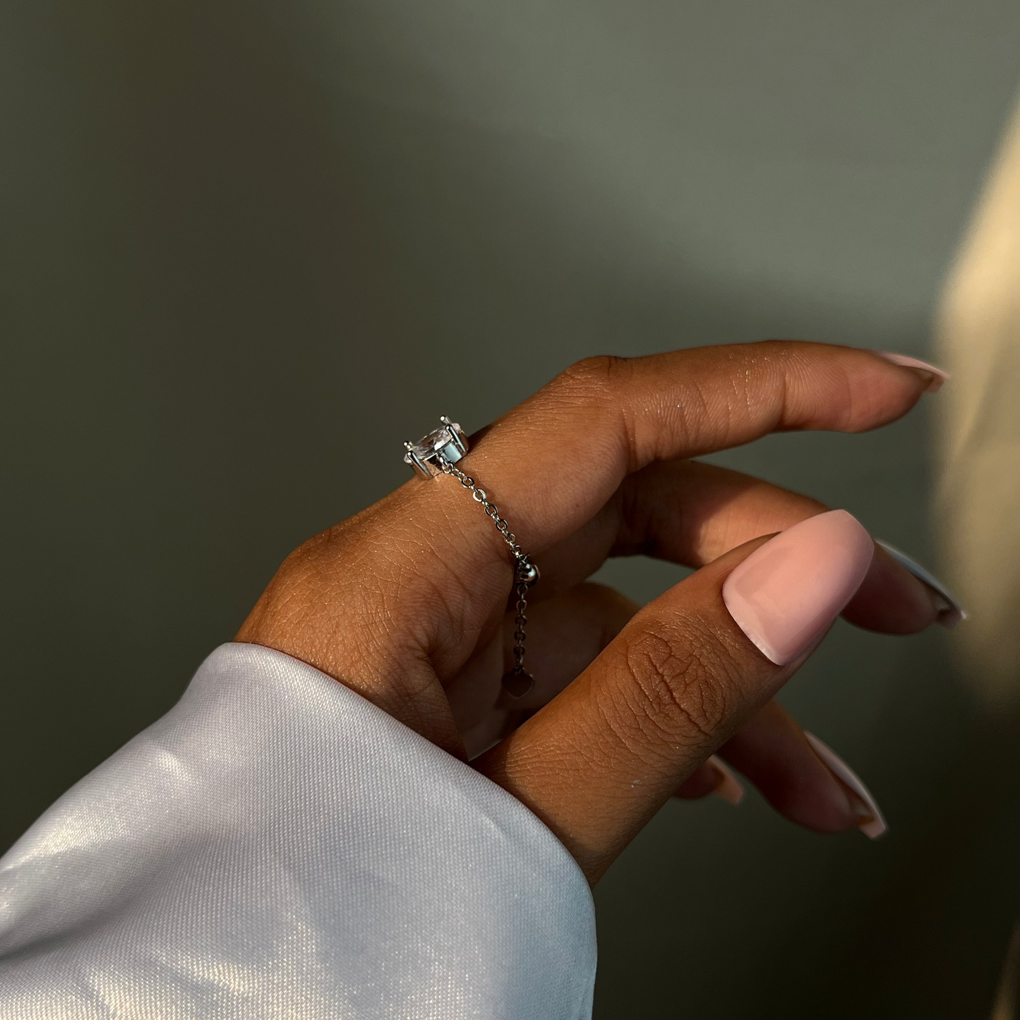 Luxe Self-Love Chain Ring (925 silver)