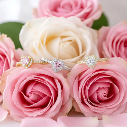 SWEETHEART PROMISE RINGS (925 silver)