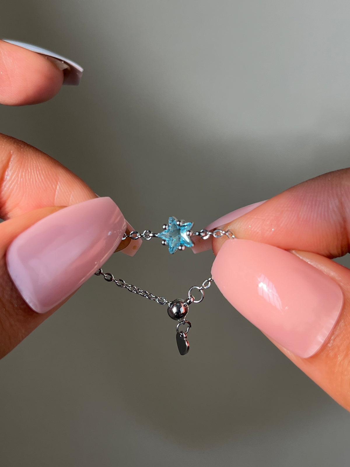 Star Chain Rings - Sky Blue