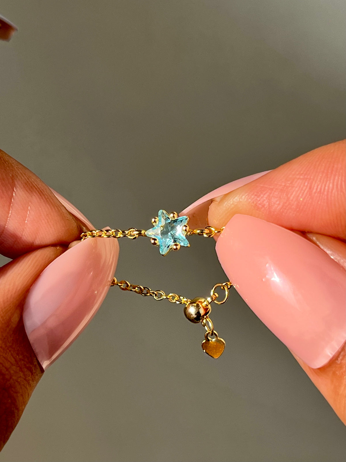 Star Chain Rings - Sky Blue