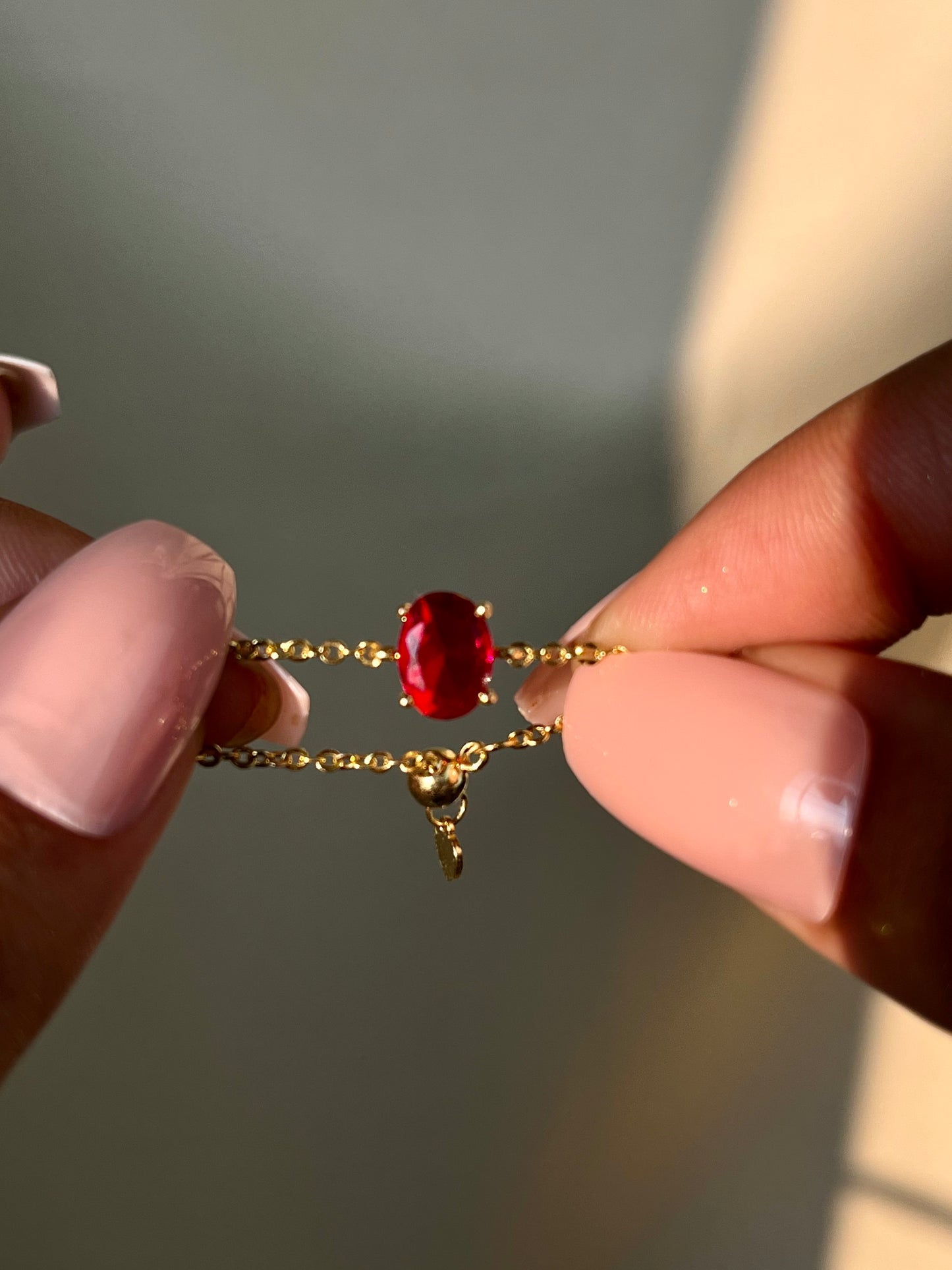 Ruby Self-Love Chain Ring