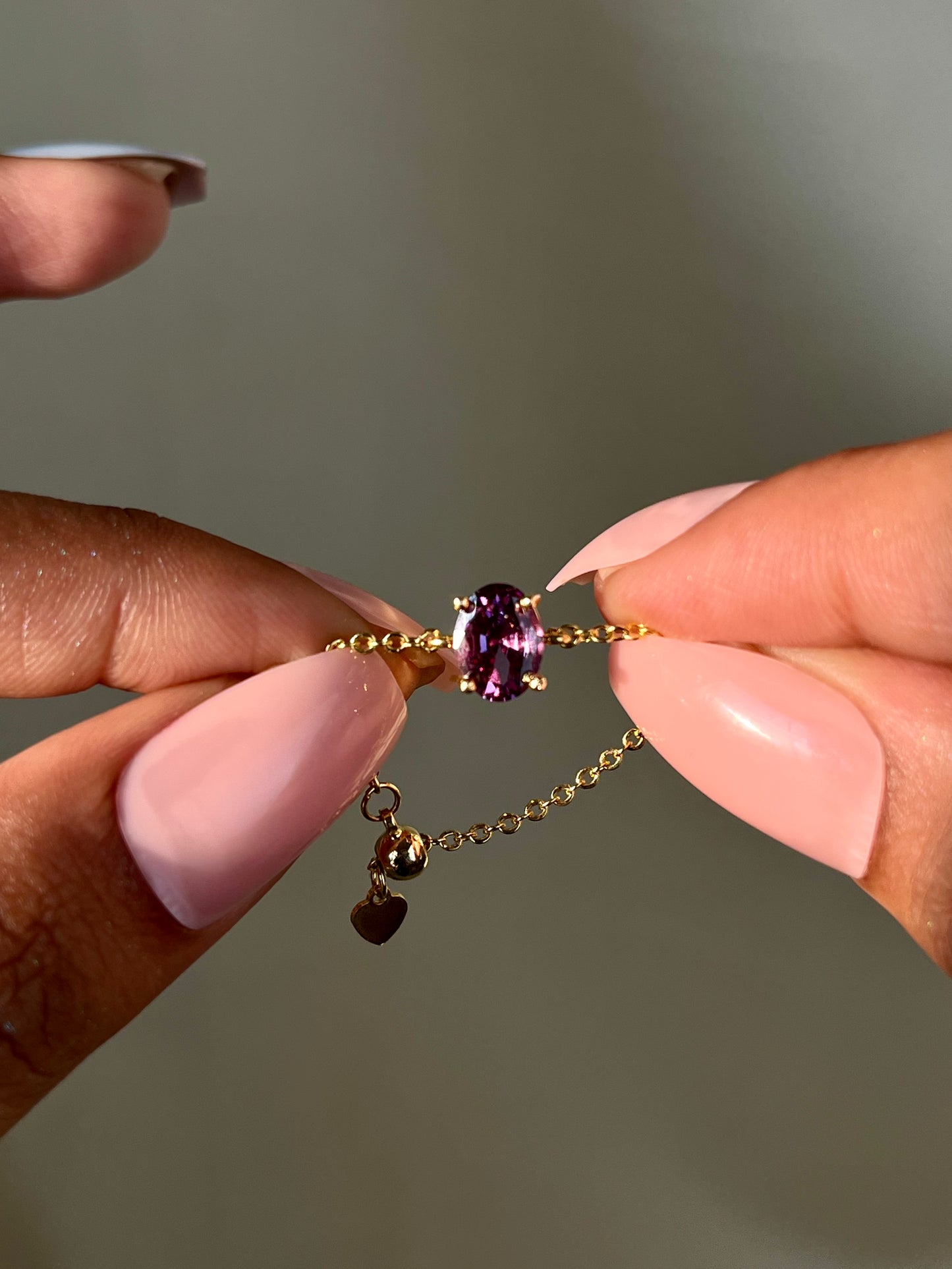 Tanzanite Self-Love Chain Ring