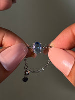 Swiss Blue Topaz Chain Ring
