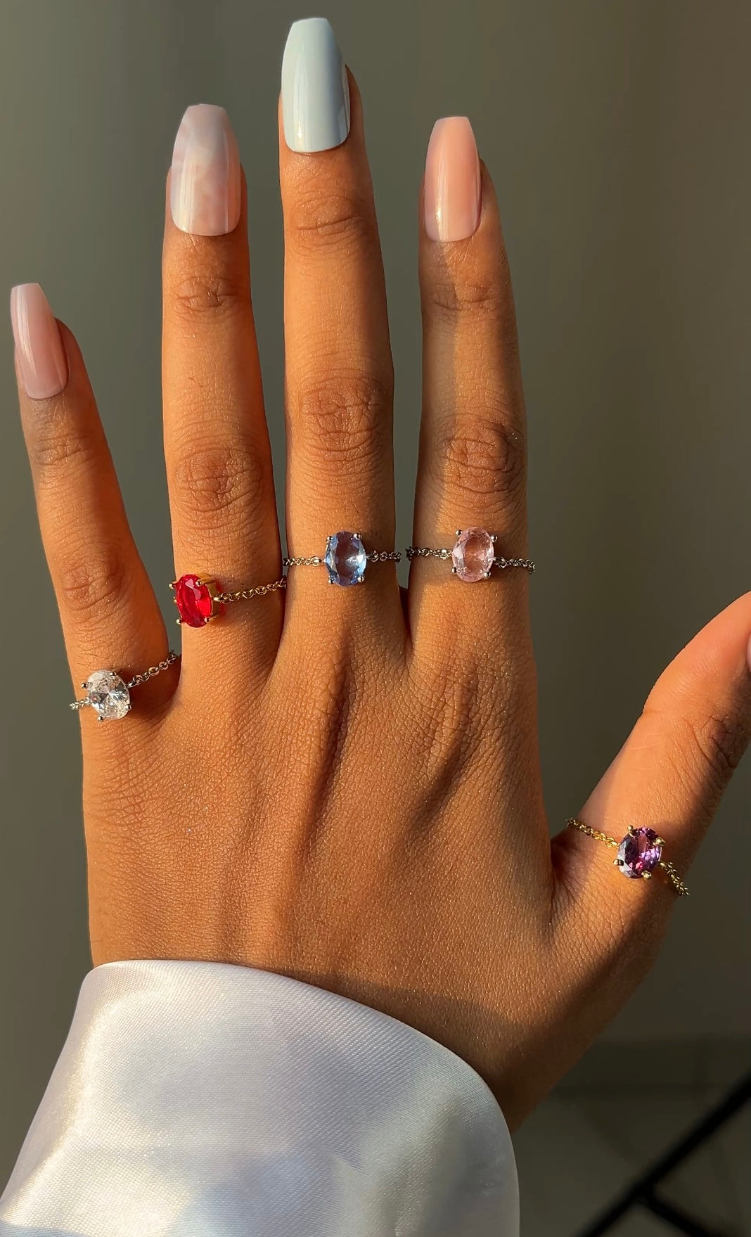 Ruby Self-Love Chain Ring